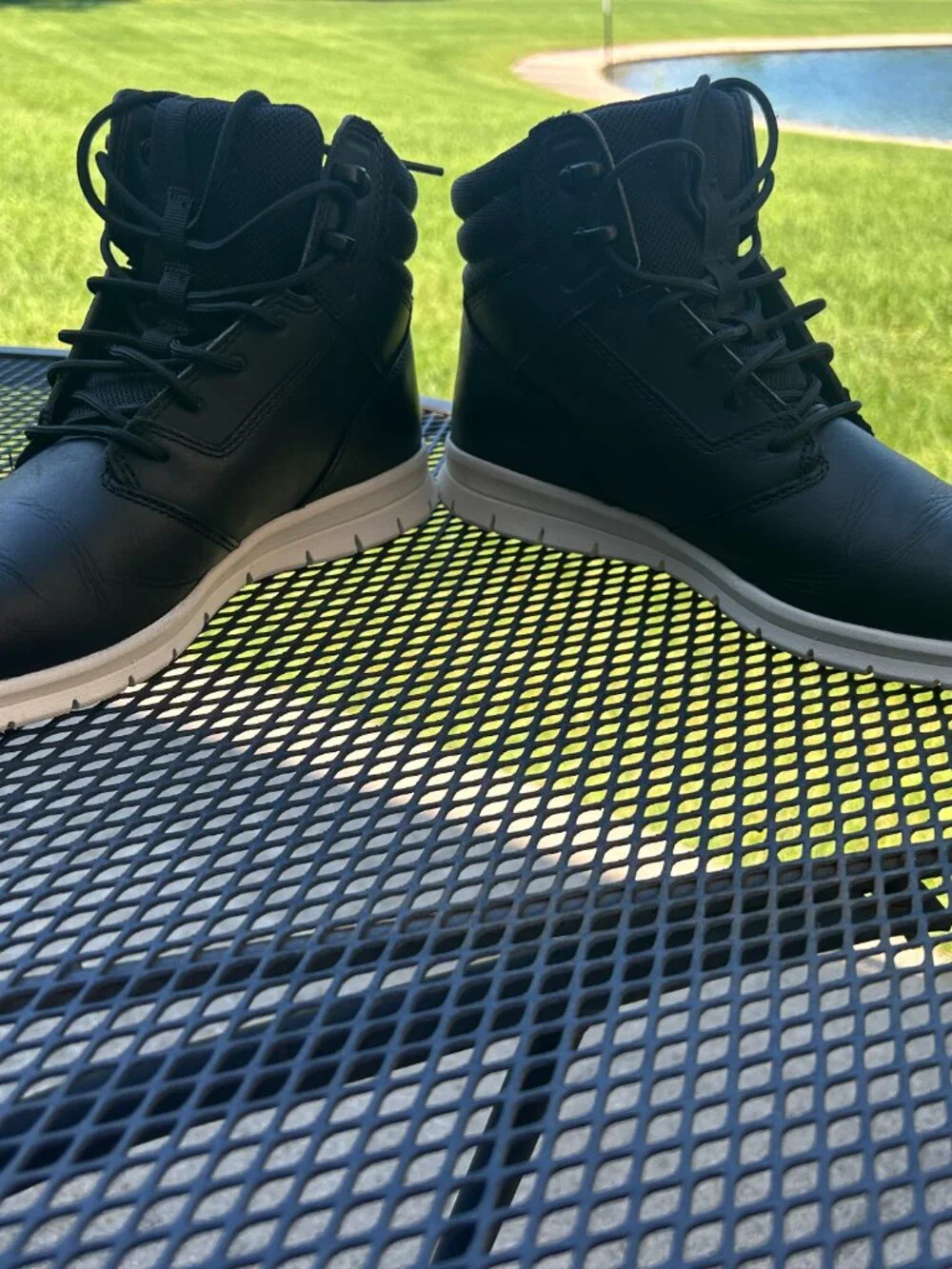 Timberland Graydon Hoverlite Boots Men's Size 8 Black Leather Ankle Sneaker